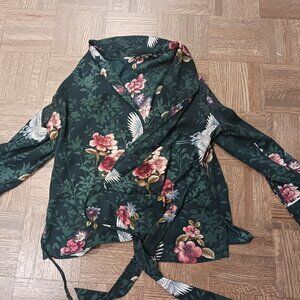 Zara fantasy bohemian shirt size m kimono shirt